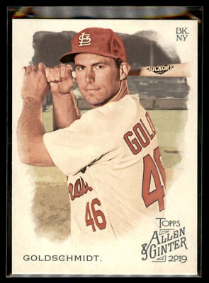 2019 Topps Allen & Ginter Base Set #62 Paul Goldschmidt St. Louis Cardinals Qty - Image 1 of 2