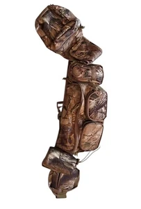 Fieldline Real Tree Camo Utility Hunting Field Belt 7 Pouches + Canteen Holder - Picture 1 of 8