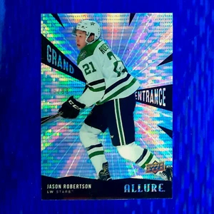2020 Allure Grand Entrance Jason Robertson Blue /99 #GE-12 Rookie 🏒🥅⭐ - Picture 1 of 4
