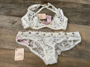 Agent Provocateur "STEVIE" Bra 32B & Knickers AP3 MEDIUM - Brand New With Tags!! - Picture 1 of 9
