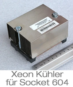 COOLER KÜHLER PASSIV CPU XEON SOCKET 604 25p6309 25P6487 KUPFERPLATTE MASSIV -11 - Picture 1 of 1