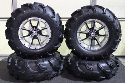 YAMAHA VIKING 700 28" MAXXIS ZILLA ATV TIRE & 14" COBRA M/B WHEEL KIT IRS11K - Image 1 of 4
