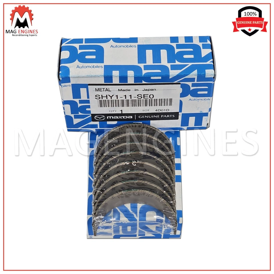 SHY1-11-SE0 GENUINE CON ROD BEARING SET MAZDA SH01 SHY1 FOR MAZDA 3, 6 & CX-5 - Imagem 1 de 1