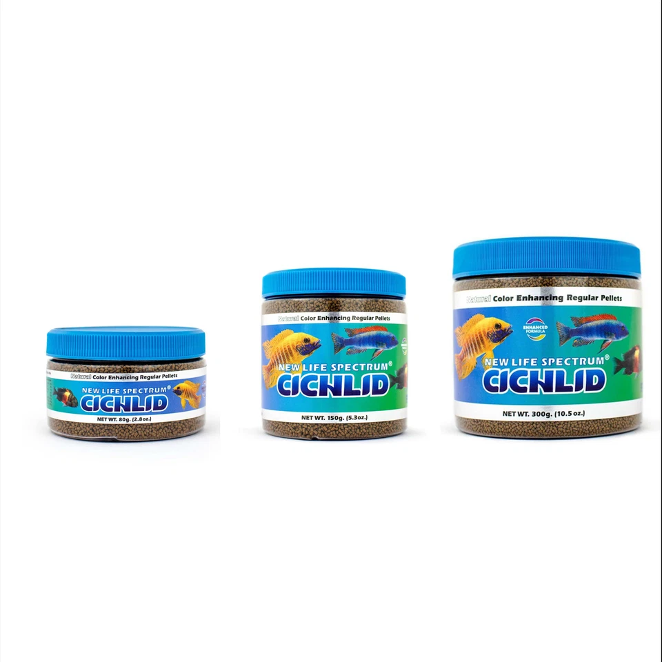 New Life Spectrum Cichlid Sinking Pellets Fish Food, Regular* - Image 1 of 1