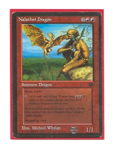 NALATHNI DRAGON Magic DragonCon PROMO 1994 MTG VG / MP - Imagen 1 de 1
