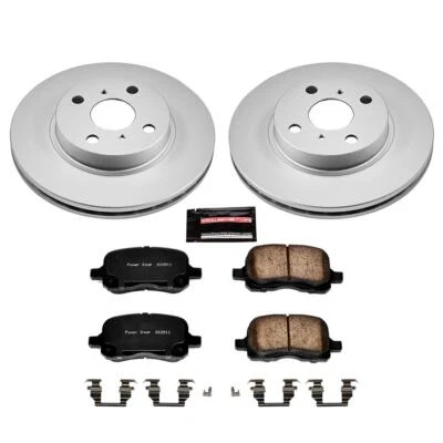 PowerStop Disc Brake Kit - Front - Fits Chevrolet Prizm 1998-2002, Toyota Coroll Foto 1 de 4