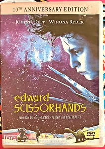 Edward Scissorhands (1990) 10th Anniversary Edition R:4 DVD Free Post - Picture 1 of 3