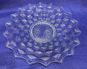 Folstoria American clear 11" sandwich plate - Picture 1 of 1