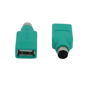 USB Female to PS2 PS/2 Male Adapter Converter Connectors Keyboard Mouse Adapter - Zdjęcie 1 z 6