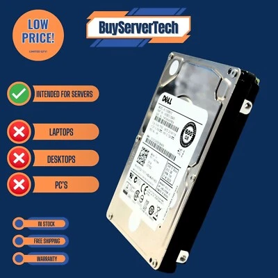 Dell 05TFDD  600GB 10K RPM 6G 2.5" SAS SFF  5TFDD Enterprise HDD | New - Image 1 of 4