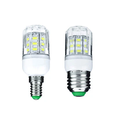 7W E27 E14 27 LED Corn Light Bulbs 5730 SMD 220V DC 12V 24V Warm Cold White Lamp - Image 1 of 4