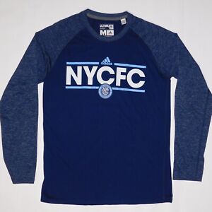 NYC FC New York City Football Club MLS Soccer Adidas Climalite Jersey Shirt M