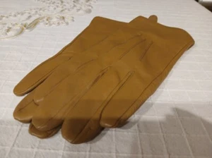 Next ladies light brown real leather gloves large - Picture 1 of 8