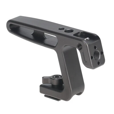 Mini Top Handle Grip with Cold Shoe for DSLR Vlogging Camera Cage Rig Arca-Swiss - Image 1 of 4