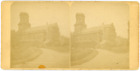 Stereo England, Liverpool cathedral, exterior, circa 1880 Vintage stereo card - 