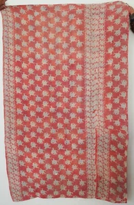 Coperte lenzuola trapunte Kantha vintage di altissima qualità - Foto 1 di 3