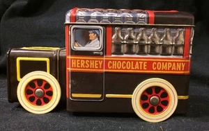 Hershey's Vehicle Series Bote #1 Camión de Leche Caja de Lata Coleccionable  - Imagen 1 de 6