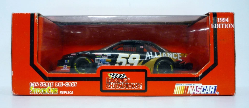 Racing Champions Dennis Setzer #59 NASCAR Alliance 1:24 Black Die-Cast Car 1994 - Image 1 of 1