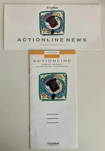 NatWest Bank Actionline Telephone Banking Leaflet & News 1990 - Picture 1 of 7