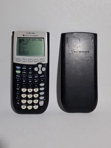 Texas Instruments TI-84 Plus Graphing Calculator Black, TESTED/WORKS - Afbeelding 1 van 7