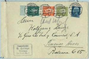 68808 - GERMANY + ITALY - Postal History - MIXED franking on COVER to ARGENTINA - Picture 1 of 1