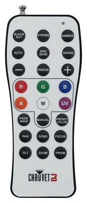 Chauvet DJ RFC RF Remote Control for RF Enabled Wash/Par Moving Head Lights - Image 1 of 4