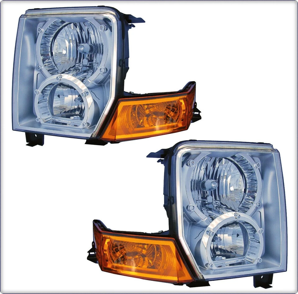2x SCHEINWERFER HAUPTSCHEINWERFER FÜR JEEP COMMANDER 2006 - 2010 - Bild 1 von 1