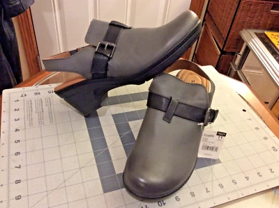 ZAPATOS ZUECO SANDALIAS TOM MCAN DE CUERO TALLA 11 M GRIS, nuevos Foto 1 de 4