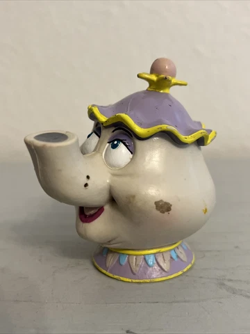 DISNSY BEAUTY & THE BEAST MRS POTTS PVC VINTAGE TOY (PRE-OWNED) Cover