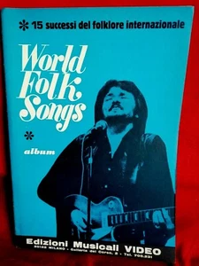1970 WORLD FOLK SONGS 15 Scores Booklet - Picture 1 of 1