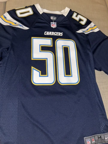 San Diego / Los Angeles Chargers #50 Vintage Manti Teāo Menās Nike Jersey Cover