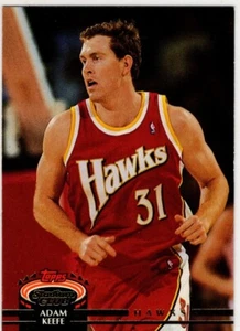 1992-93 Topps Stadium Club Basketball Adam Keefe No. 232 Atlanta Hawks - Picture 1 of 2