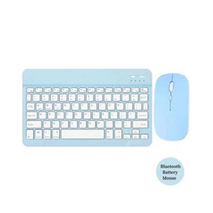 Wireless keyboard mouse suit Rechargeable Square button for iOS Windows Android - Picture 1 of 11
