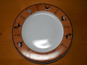 Plato de cena Sakura Warren Kimble Country Quartet 11" 1 ea 1 disponible - Imagen 1 de 4