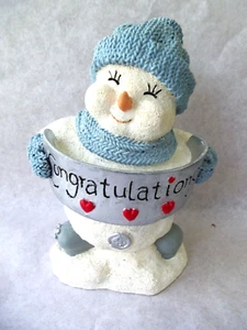 ¡Figura de felicitaciones de Snow Buddies! ¡CORAZONES! ¡BANNER! "5" de alto! - Imagen 1 de 6