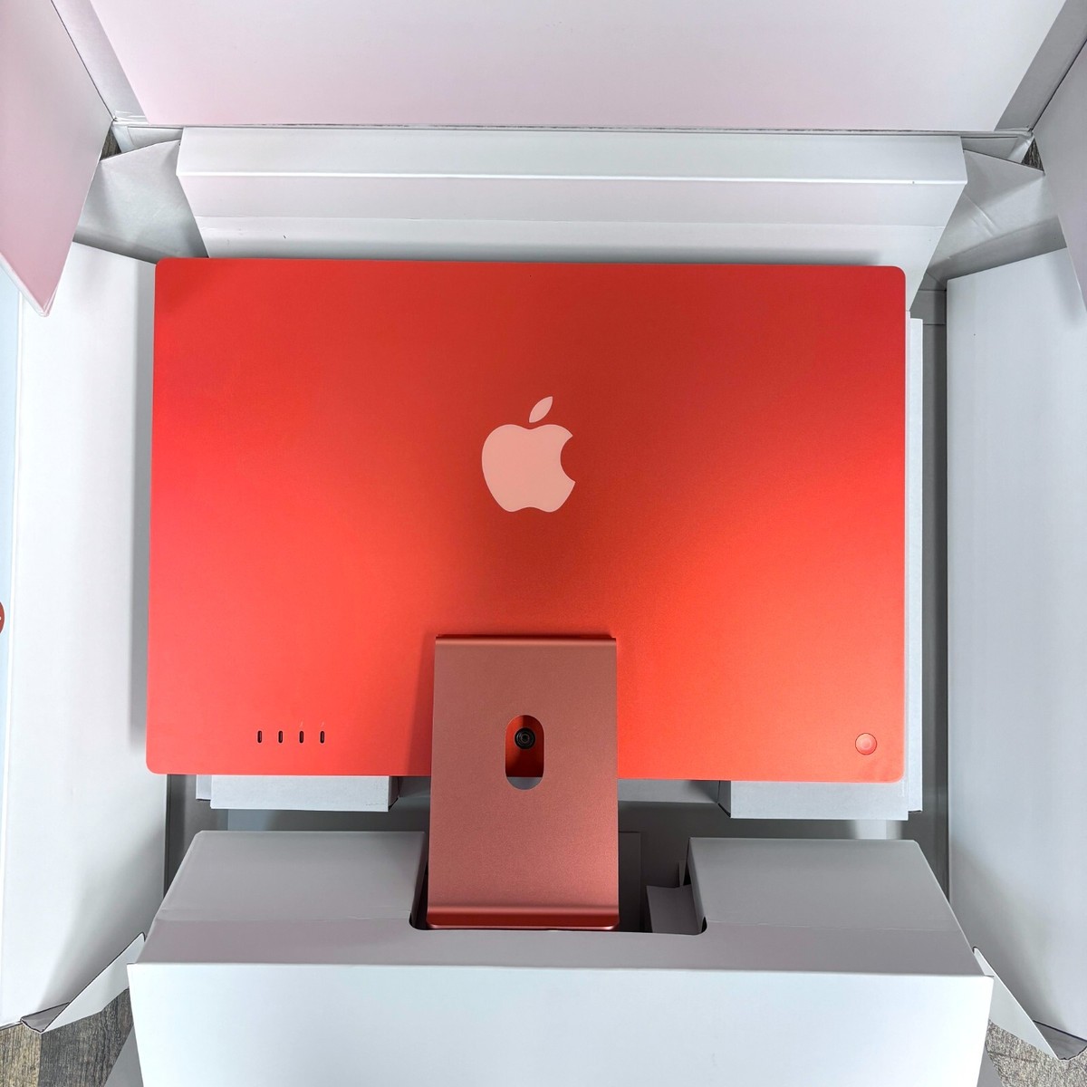 オレンジ iMac 24インチ 本体と箱付き