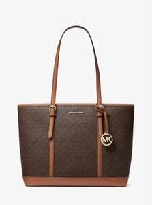 Bolso de Viaje Michael Kors Jet Set 35T0GTVT3V con Cuarto Cremallera Cartera 35F8GTVZ3B - Imagen 1 de 5