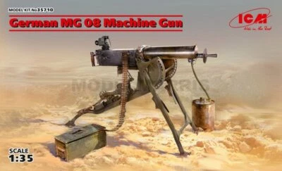 ICM 35710 1/35 German MG08 Machine Gun (100% new molds) - Immagine 1 di 2