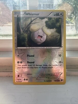 Whismur 80/124 C Reverse Holo Pokemon TCG Card Fates Collide NM - Image 1 of 2