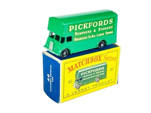 Matchbox Lesney No. 46 Green BPW Pickford's Removal Van w/D Box - Picture 1 of 12