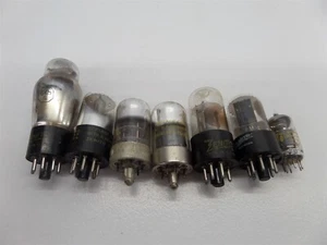 Lote Mixto De 7 Tubos Electrónicos Zenith 6X5G 3Q5GT 6SN7GTA - Imagen 1 de 5