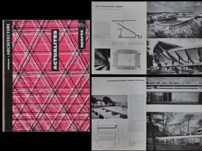 TECHNIQUES ET ARCHITECTURE n°5 1963 SPORTS, JOINVILLE, NERVI, JACOBSEN, EMMERICH - Photo 1/2