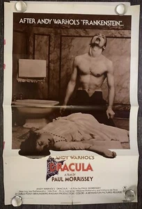 Póster original de la película Andy Warhol Drácula 1974 Horror Cult 27 X 41 - Imagen 1 de 15