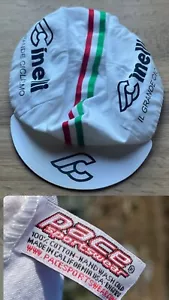 Pace Cinelli White Cycling Bike Cap Vintage - Picture 1 of 8