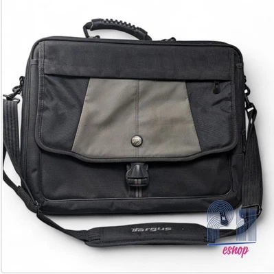 Targus Laptop Bag Black Shoulder Messenger Briefcase CPT401D-10 Circle Logo 15" - Image 1 of 4