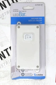 Liteline ALFT6300-WH LEDBar Hardwire Box with Switch 120V White - Picture 1 of 4