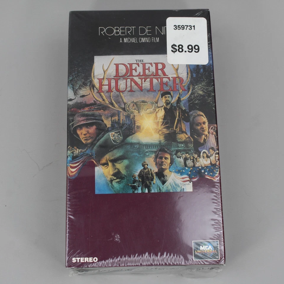 The Deer Hunter VHS 2 Tape Box 1978/1991 Robert De Niro New Sealed MCA - Image 1 of 4