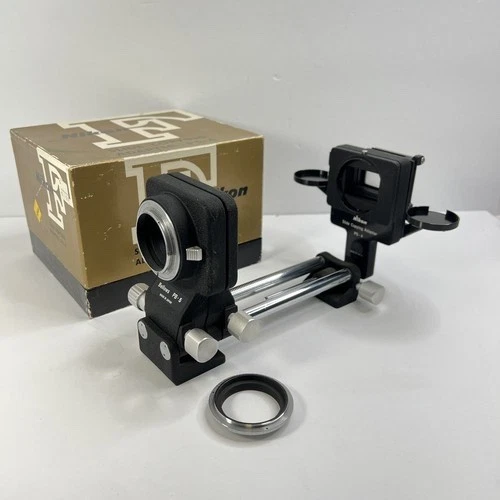 Adaptador de copia deslizante accesorio de enfoque de fuelle Nikon PB-5/PS-4 + adaptador BR2 Foto 1 de 1