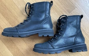 Sorel Lennox wasserdichte Damen-Lederstiefel schwarz US-Größe 8,5/39,5 neu ohne Karton - Bild 1 von 7