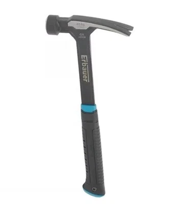 Erbauer Straight Claw Framing Hammer 16oz 454g CG24W30 AIRTECH 50% LESS SHOCK